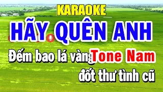Karaoke Hãy Quên Anh Tone Nam ( Cm ) Nhạc Sống 2026 | Trọng Hiếu Beat