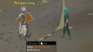 Will Ironmen try Steal my Twisted Bow they do they die
