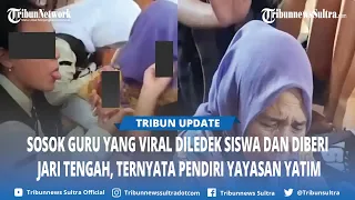 the purwakarta teacher who was mocked and given the middle finger by students is actually the fou 