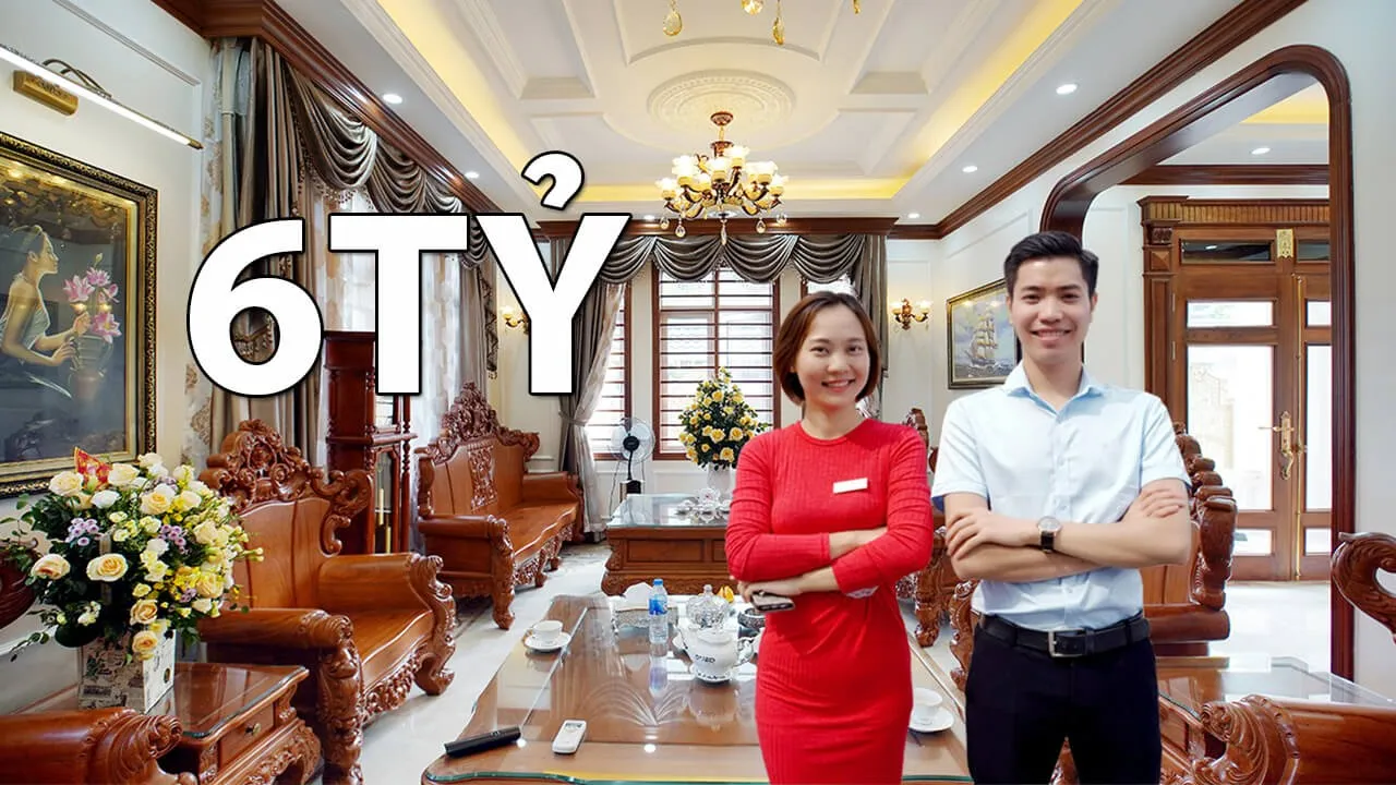 Ân tượng mẫu biệt thự gỗ Gõ đỏ 6 tỷ đầu tư tuyệt đẹp tại Thái Nguyên