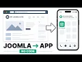 Convert Joomla Website to Mobile App No Coding Required