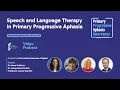 Speech and Language Therapy in Primary Progressive Aphasia