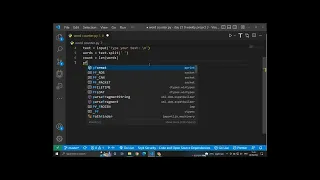 Create a Word Counter With Python Python project word counter Python project for beginners