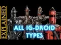 Every Type of IG-Series Droid in Star Wars