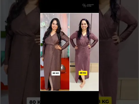 12 Kgs Weight Loss | New Mom 😍🔥#transformation #weightloss #postpartum
