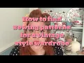 How to find source sewing patterns for a vintage wardrobe cheap on a budget vlog