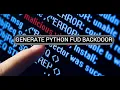 Generate Undetectable Encrypted Python Backdoor Hack macosx