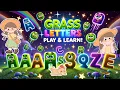 GRASS LETTERS LEARNING FOR KIDS GRASS LETTERS SONG NURSERY RHYME FOR KIDS