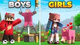 Can GIRLS Play Minecraft Better Then BOYS?