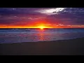 Download Lagu Purple Sky Beach Sunset with Soothing Ocean Waves | Relaxing ASMR for Deep Sleep | 3H in 4K