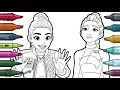 Coloring Rumi s Different Emotions KPop Demon Hunters Coloring Page