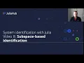 System identification with Julia 8 Subspace-based identification