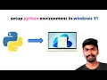 How to install Python and Pycharm on Windows 11