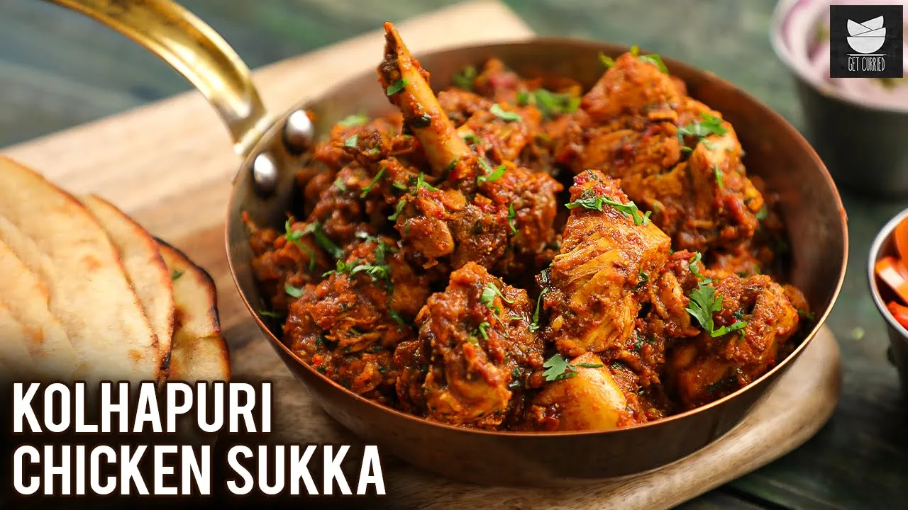 Kolhapuri Chicken Sukka   How to Make Kolhapuri Chicken Sukka   Chicken  Recipe By Prateek Dhawan