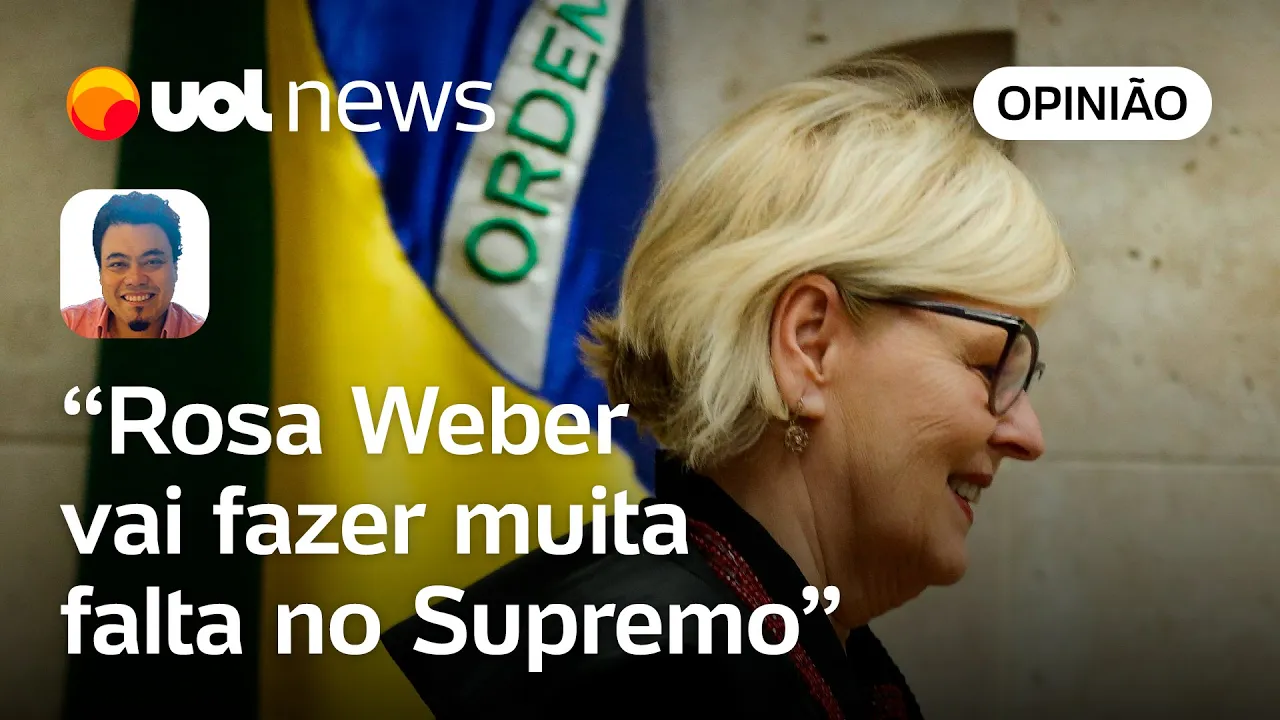 Rosa Weber se despede do STF e trabalhadores perdem voz na Corte, diz Sakamoto