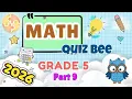Grade 5 Math Quiz Bee Can You Score Part 9
