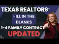 How to Fill Out the NEW 1 to 4 Family Residential Contract July 2026 TREC Changes