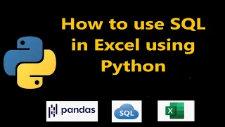 How to import Excel and write SQL using Pandas
