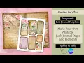 Make your own Printable Junk Journal Pages and Elements Using Digital Templates in Canva