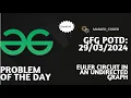 Euler Circuit in an Undirected Graph gfg potd 29-03-202 GFG Problem of The Day