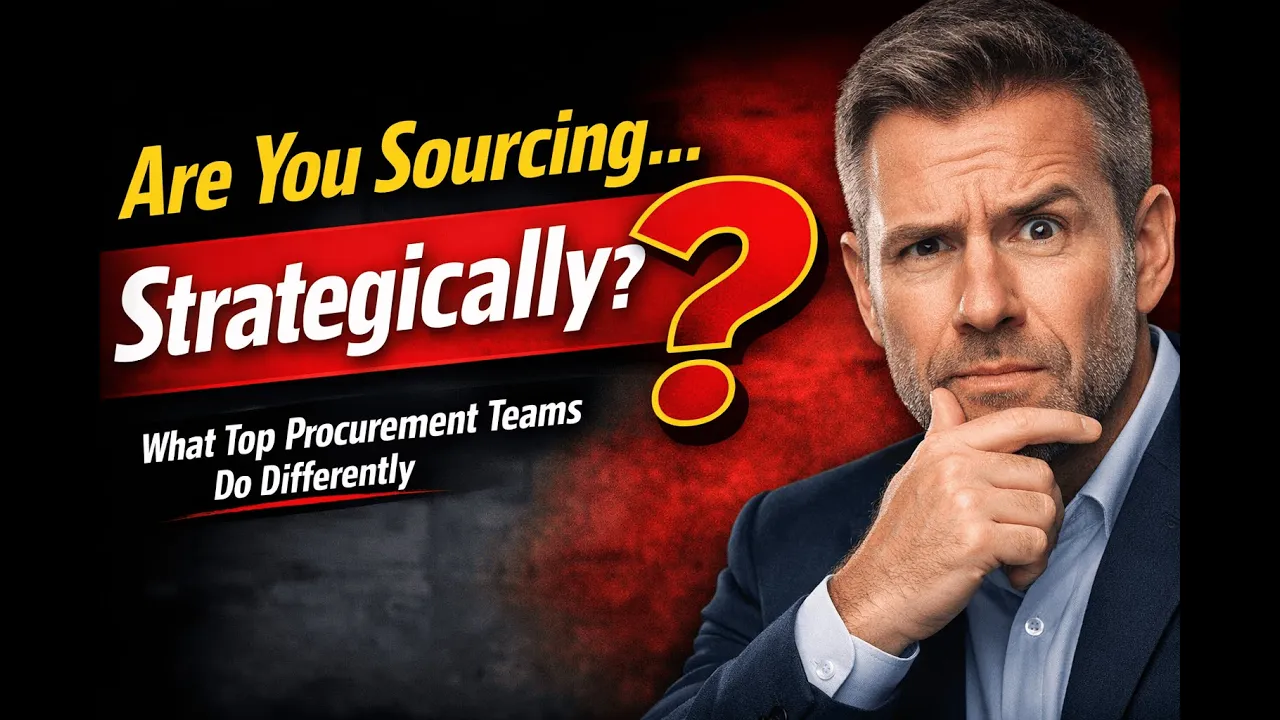 Are You Sourcing Strategically?