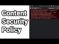 Refused to apply inline style because it violates the following Content Security Policy directive