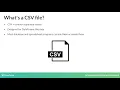 Data Manipulation with Pandas Reading and writing CSVs