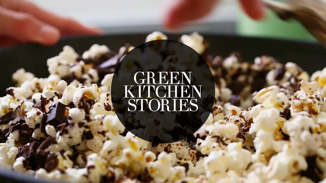 Sea Salt & Dark Chocolate Popcorn   Green Kitchen Stories