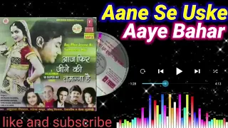 Download aane Se Uske aaye Bahar  By sonu nigam MP3