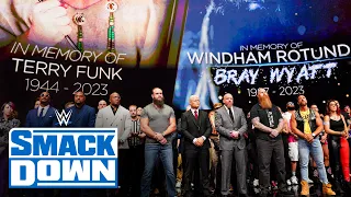 WWE honors Bray Wyatt and Terry Funk with a 10-bell salute SmackDown highlights Aug 25 2023