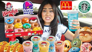 24 Hours of Eating ONLY NEW Fast Food Items!