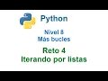 Programming in Python - Level 8