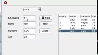 Java prog Deleting Data from an SQLite MySql Database in Netbeans java