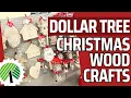 Dollar Tree Wood Cutouts Turn Into Amazing Christmas Crafts