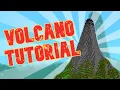 How to Build an AWESOME VOLCANO Minecraft Tutorial