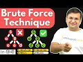 Brute Force Algorithm with Examples Backtracking in Top Down Parsing Compiler Design