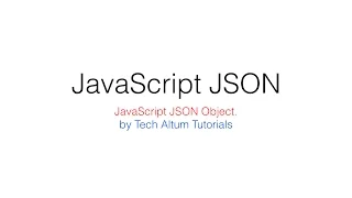 JavaScript JSON Get JSON data through AJAX