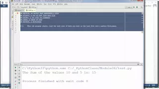 Python Module 06 14 Classes and Methods