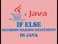 DECISION MAKING STATEMENTS IF-ELSE IN JAVA URDU HINDI