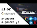 Leetcode 51 52 N-Queens Backtracking - javascript
