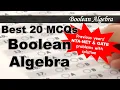 MCQ on Boolean Algebra Problems from NTA-NET GATE Detailed solution