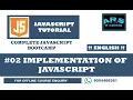 Implementation of JavaScript in English Lecture 2