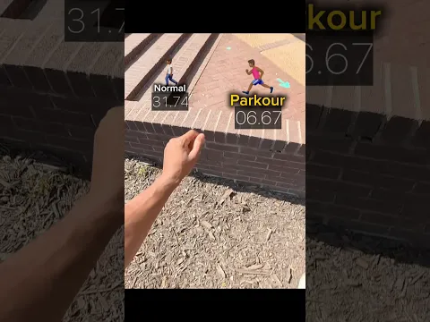 Normal VS Parkour 🤔