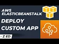 AWS Elastic Beanstalk Deploy Custom App on AWS Console