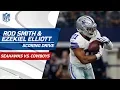 Ezekiel Elliott Rod Smith Lead Dallas to Scoring Drive Seahawks vs Cowboys NFL Wk 16