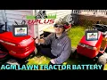UPLUS U1 Riding Lawn Mower Battery 12V 250CCA 320CCA Garden Tractor Maintenance Free AGM Batteries