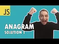 Arabic JAVASCRIPT CODING INTERVIEW QUESTIONS Anagram - Solution 1 Codehood