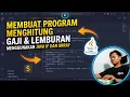 Tugas 3 Algoritma dan Pemrograman UT Program Hitung Gaji Lembur Java