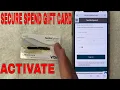 How To Activate Secure Spend Prepaid Visa Gift Card