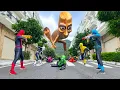 Download Lagu Tung Tung Tung Sahur Giant vs Team Spider-Man || Tung Tung Tung Sahur Movie Collection!